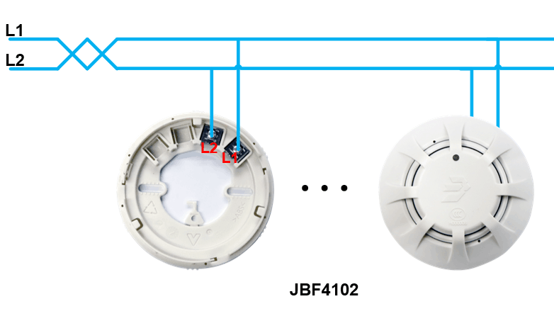 产品布线 jbf4102 点型家用感烟火灾探测器